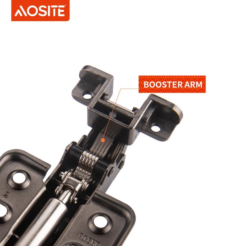 AOSITE Q28 неразборная для алюминиевых рам с гидравлическим демпфером цвет агат черный (6)